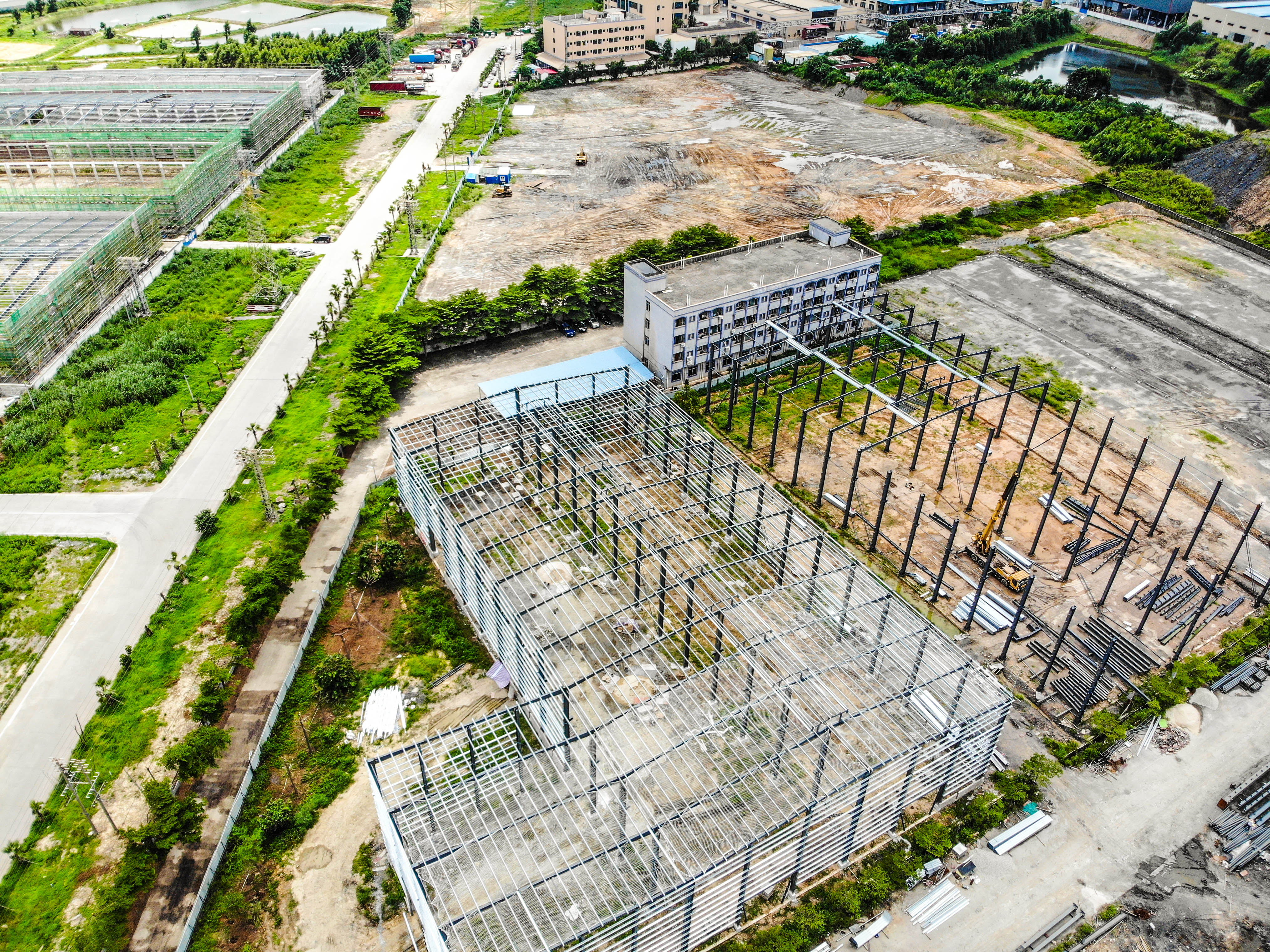 【天譜安工程案例】——高明新日鋼鋼結構廠房 佛山鋼結構車間工程案例